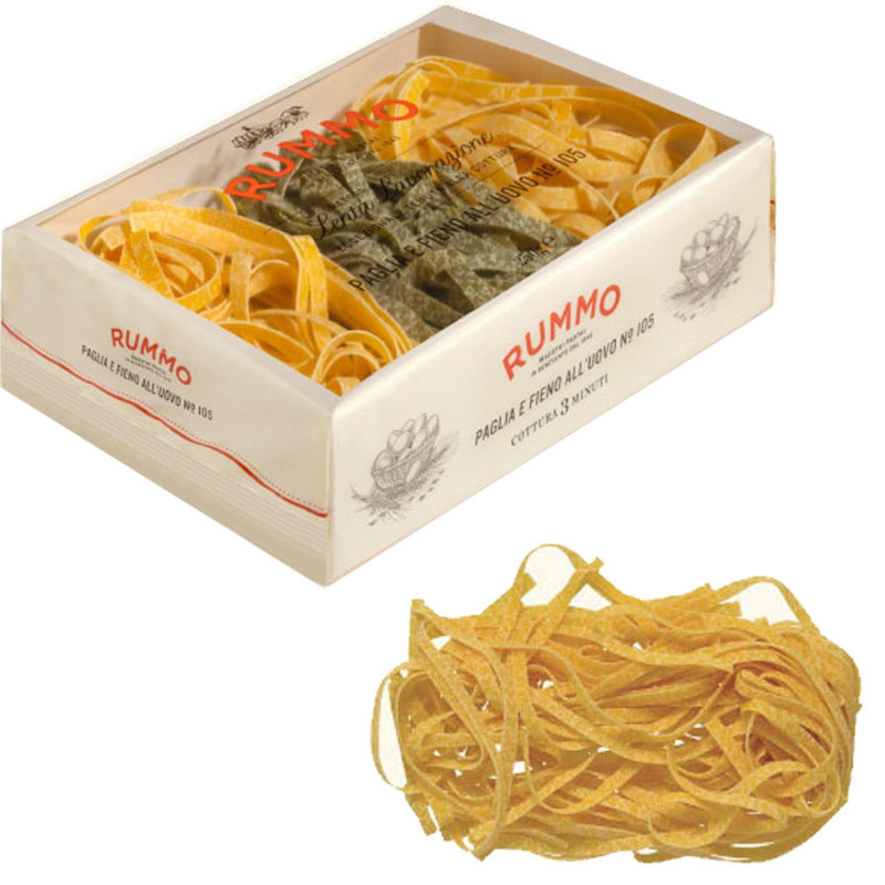 Pasta Rummo - 250 gr - Pasta All' Uovo - Paglia e Fieno N° 105