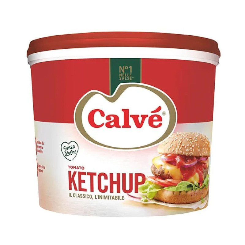 Ketchup Calve' - Tomato Ketchup - Secchiello da 5,5 kg