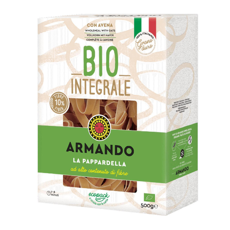 Pasta Armando - Il Grano Integrale di Armando BIO - La Pappardella - Pacco da 500 gr