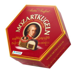 Palline di Mozart Ripiene Marzapane - Maitre Truffout - Box da 300 gr - Palle