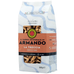 Pasta Armando - Il Farro Integrale di Armando - La Treccia - Pacco da 500 gr