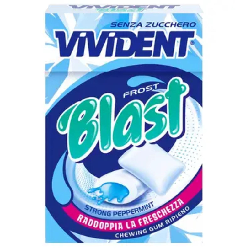 Blast Frost - Gomme Da Masticare - Vivident Blast Frost - 20 Astucci da 30 g