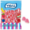 Caramelle Gommose - Baci Fragola Panna - Vidal - Kiss - 250 Pezzi 1,5 kg