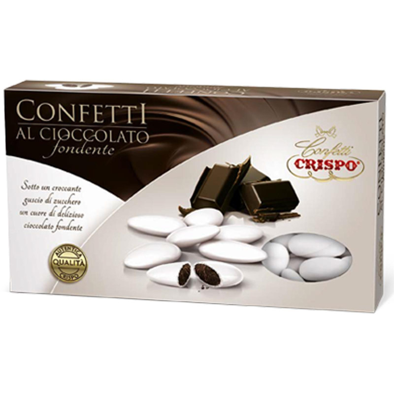 Confetti Crispo - Cioccolato Fondente - Bianco - 1 Kg