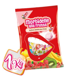 Caramelle Toffe - Incap - Morbidelle Frutta - Assortite alla Frutta - Busta da 1 Kg