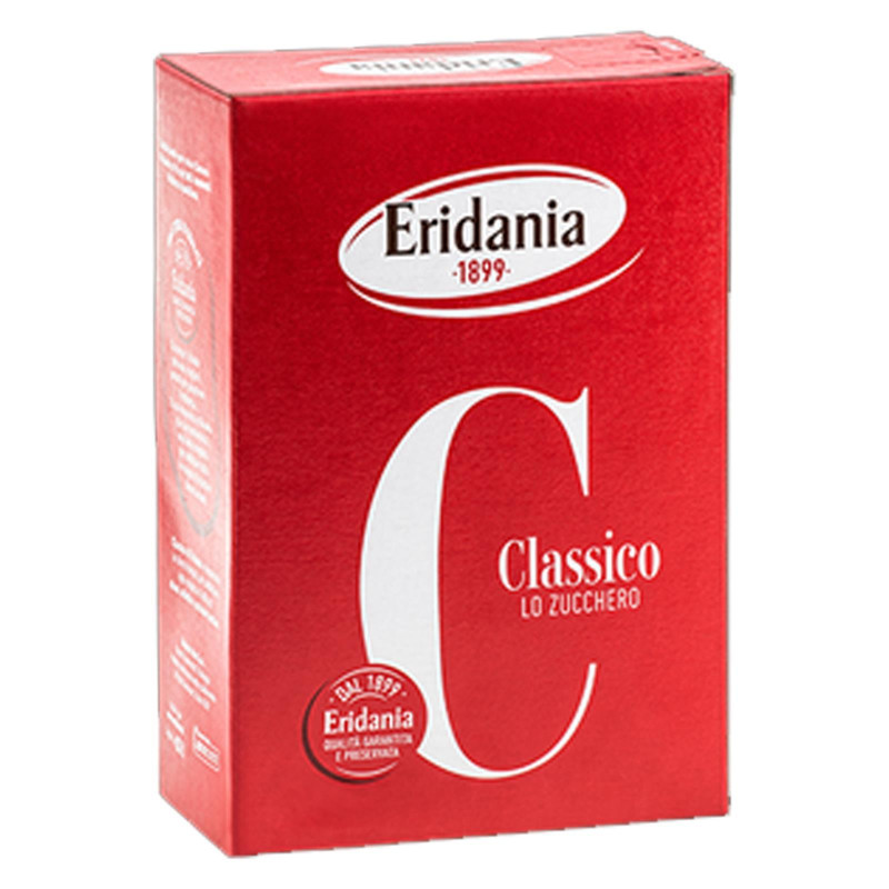 Zucchero Semolato Bianco - Eridania - Classico - Astuccio da 1 kg