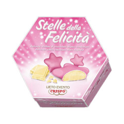 Confetti Crispo - Stelle Felicità - Rosa - 500 g - Incartati...