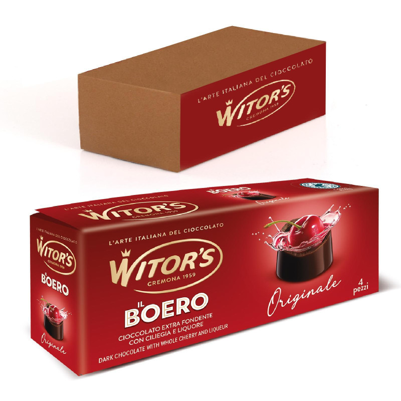 Cioccolatini Witor's - Boero Ciliegia - Box da 14 Stick da 50 g