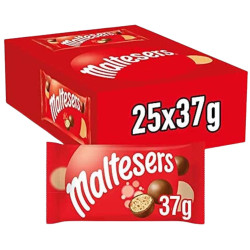 Cioccolatini Maltesers - Palline al Malto - Cioccolato al Latte - 25 x 37 g