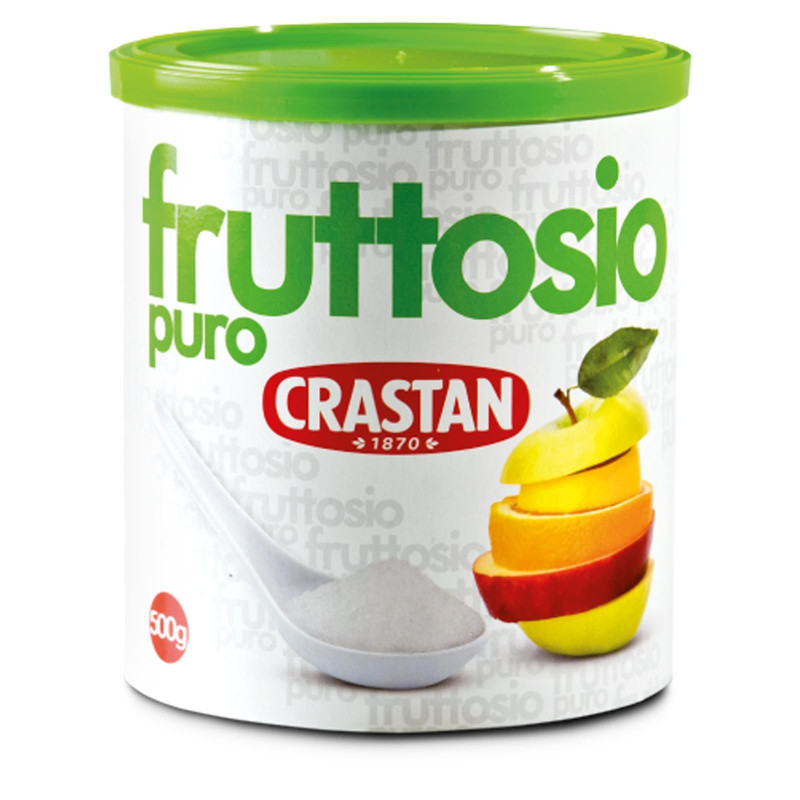 Fruttosio Puro - Dolcificante Crastan - Barattolo - 500 gr