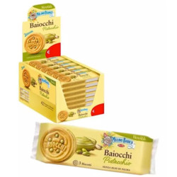 Expo Biscotti Mulino Bianco - Baiocchi Pistacchio - 42 Porzioni da 3 Biscotti (28 gr)