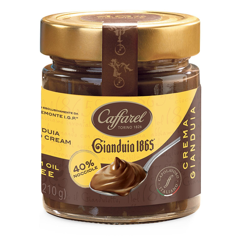 Crema Spalmabile - Caffarel - Gianduia 40% "Nocciola Piemonte Igp" - 210 gr