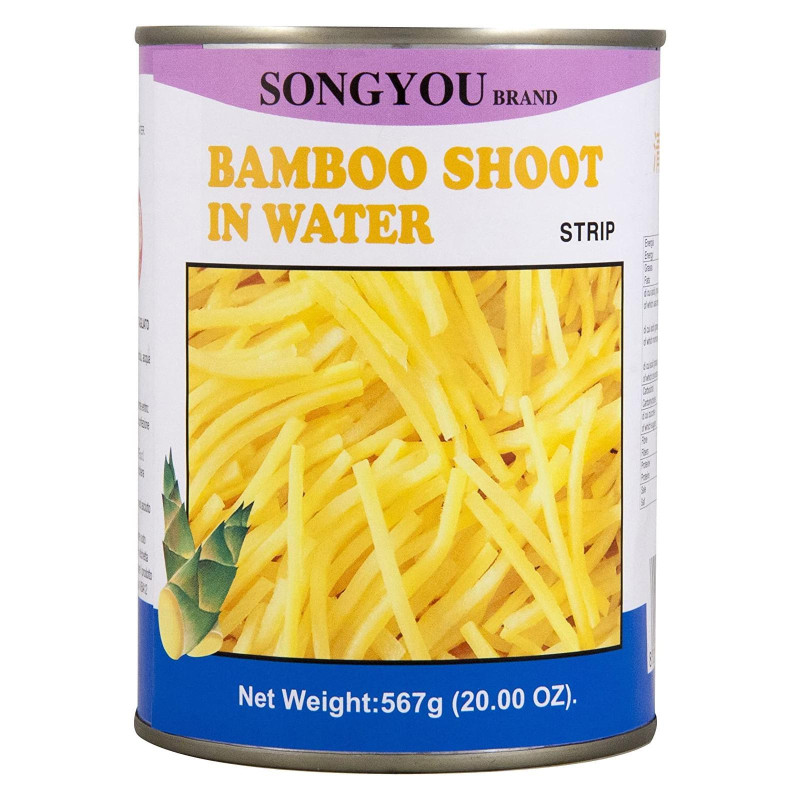 Germogli di Bamboo - Strisce Sottili - Songyou Brand - in Acqua - Latta da 304 g