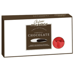 Confetti Maxtris - Al Cioccolato - Colore Rosso - 1 Kg