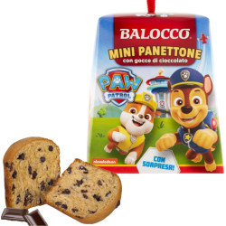 Mini Panettone Balocco - Con Gocce di Cioccolato - Paw Patrol - 30 x 100 g