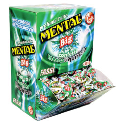 Caramelle Biologiche - Mental Big - Menta Liquirizia - Classica - Expo da 200 pz - 550 g