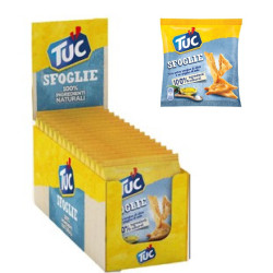 Crackers Tuc - Sfoglie - 100% Ingredienti Naturali - Box da 16 Bustine da 32 g