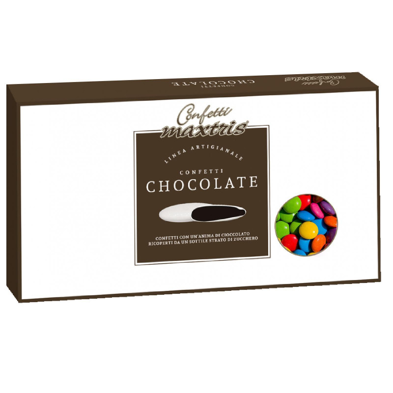 Confetti Maxtris - Lenti Colorate Al Cioccolato - 1 Kg