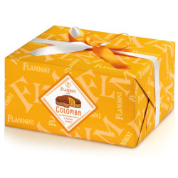 Colomba Flamigni - Arancia - Crema Arancia Cioccolato Fondente - Incartata a Mano - 950 g