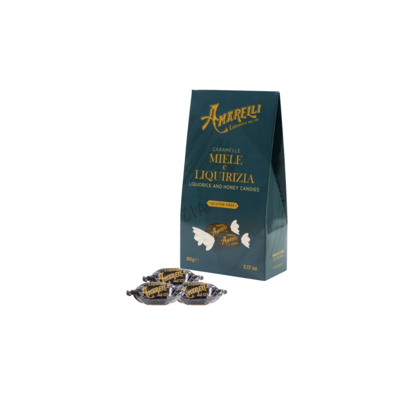 Caramelle Miele e Liquirizia - Amarelli - Astuccio da 90 g