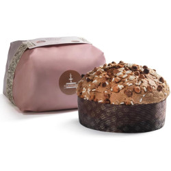 Panettone Nocciole - Fiasconaro - Con Uvetta Ricoperto di Glassa e Nocciole - 1 Kg