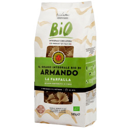 Pasta Armando - Il Grano Integrale di Armando BIO - La Farfalla - Pacco da 500 gr