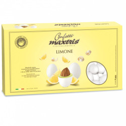 Confetti Maxtris - Gusto Limone - Colore Bianco - 1 Kg