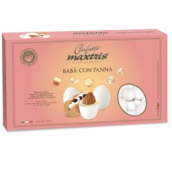 Confetti Maxtris - Gusto Babà con Panna - Colore Bianco - 1 Kg