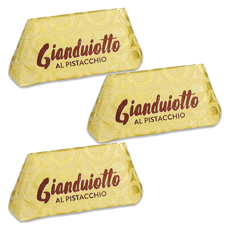 Gianduiotti Dulciar - Gianduiotto al Pistacchio - Busta da 1 Kg