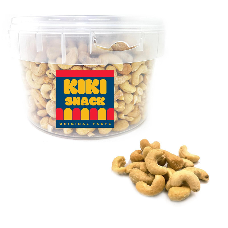 Anacardi Tostati e Salati - Salati - Kiki Snack - Secchiello da 1,2 kg