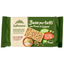 Galbusera - Crackers Buon per Tutti Con Farine di Legumi - BIO - 240 gr