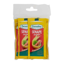 Salsa Senape - Develey - Senape Delicata - 6 Bustine da 15 ml