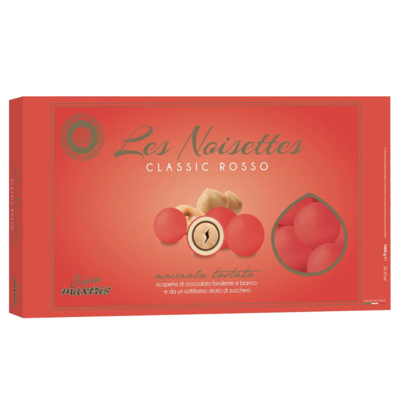 Confetti Maxtris - Noisettes - Nocciola - Colore Rosso - 1 Kg