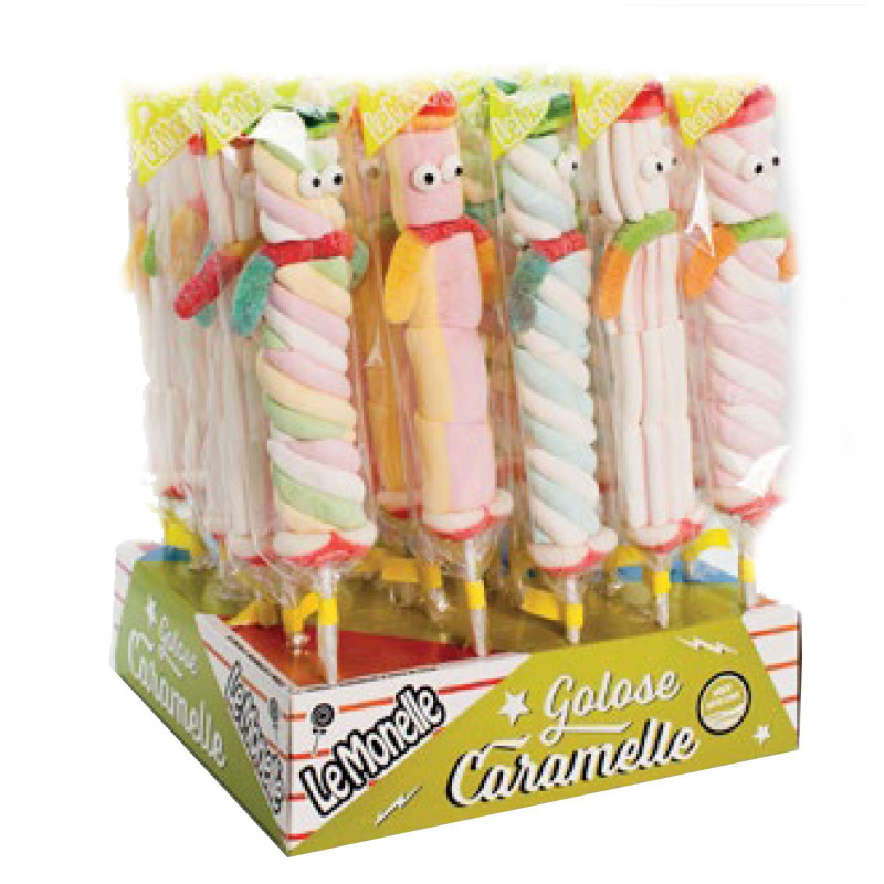 Caramelle Marshmallow Le Monelle - Spiedino Caballero - 30 Pezzi