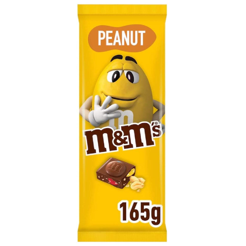 Tavoletta M&M's - Peanut - Arachidi - Tavoletta da 165 g -  M & M's