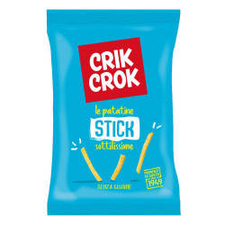 Busta Patatine Crik Crok - Le Patatine Sottilissime - Stick - 14...