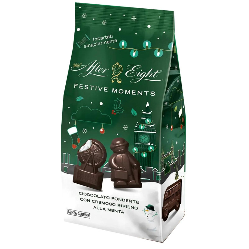 Cioccolata Fondente a Menta - After Eight - Cioccolatini Winter Pralines - 147 g