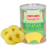 Ananas Ambrosio - Ananas a fette allo Sciroppo - Barattolo da 565 gr