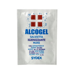 Salvietta Detergenti - Alcogel - 70x100 mm - 50 Pz