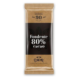 Tavoletta Dulciar - Gourmet - Cioccolato Fondente 80% - 90 g