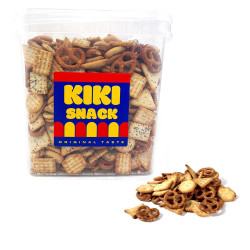 Salatini Misti - Aperitivo - Semi di Sesamo e Papavero - Kiki Snack - Secchiello da 1,2 kg