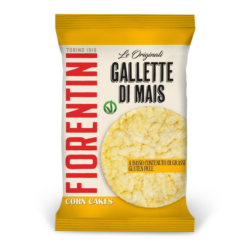 Gallette di Mais - Le Originali - Fiorentini - 30 Monoporzioni da 16 g