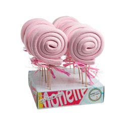 Caramelle Marshmallow Le Monelle - Spiedino Ruota Swirl Rosa - 10...