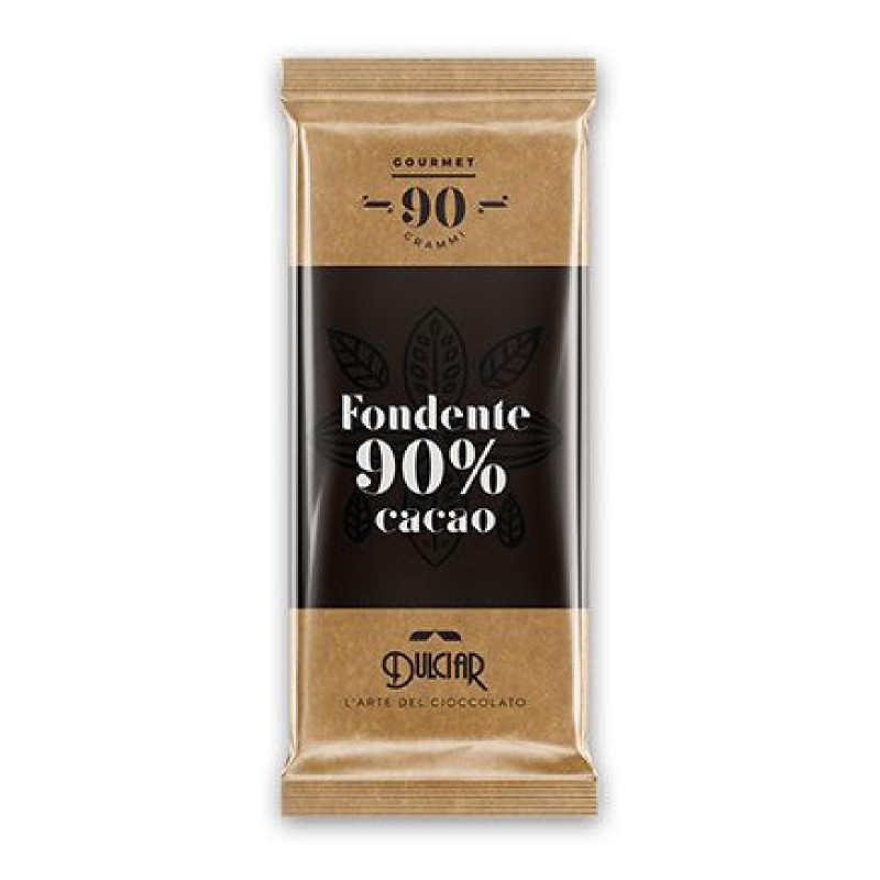 Tavoletta Dulciar - Gourmet - Cioccolato Fondente 90% - 90 g