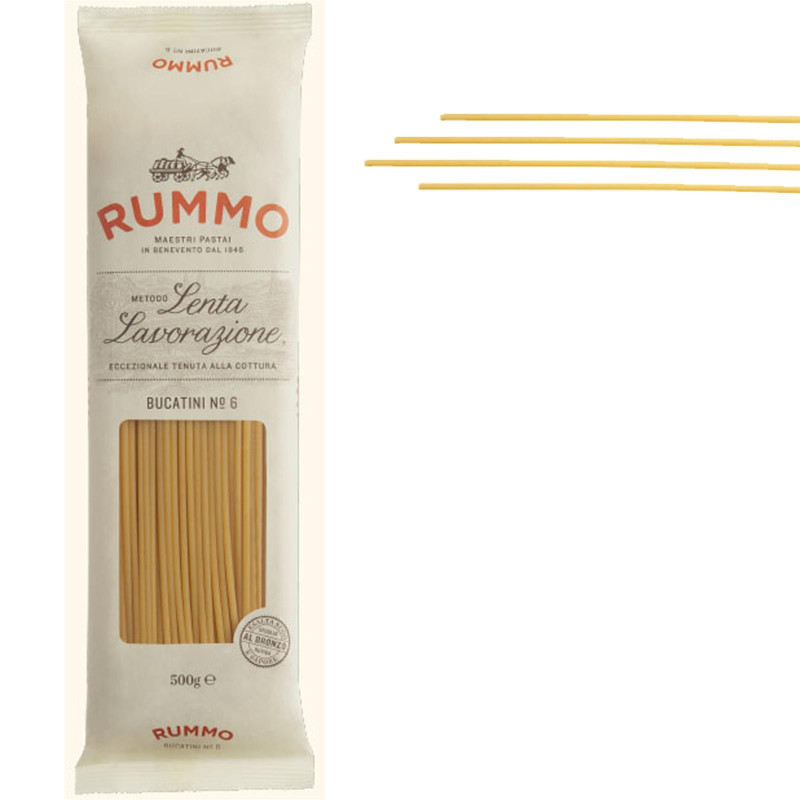 Pasta Rummo - 500 gr - Le Classiche - Bucatini N° 6