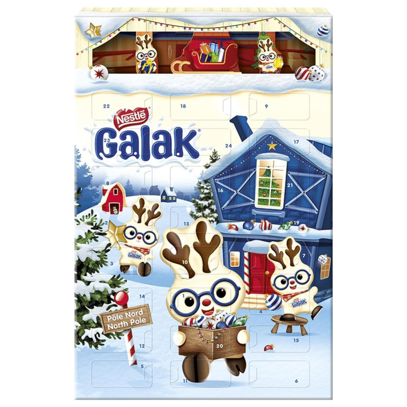 Calendario Avvento - Galak - Soggetti Natalizi - Natale - 196,8 g