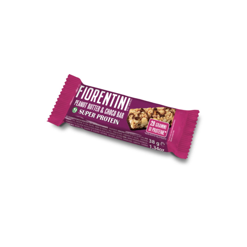 Barrette Fiorentini - Peanut Butter & Choco Bar - Super Protein - 24 x 38 g