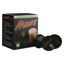 Pods Capsule Compatibili Dolce Gusto - Mars - Cioccolata con Caramello - 8 Pezzi