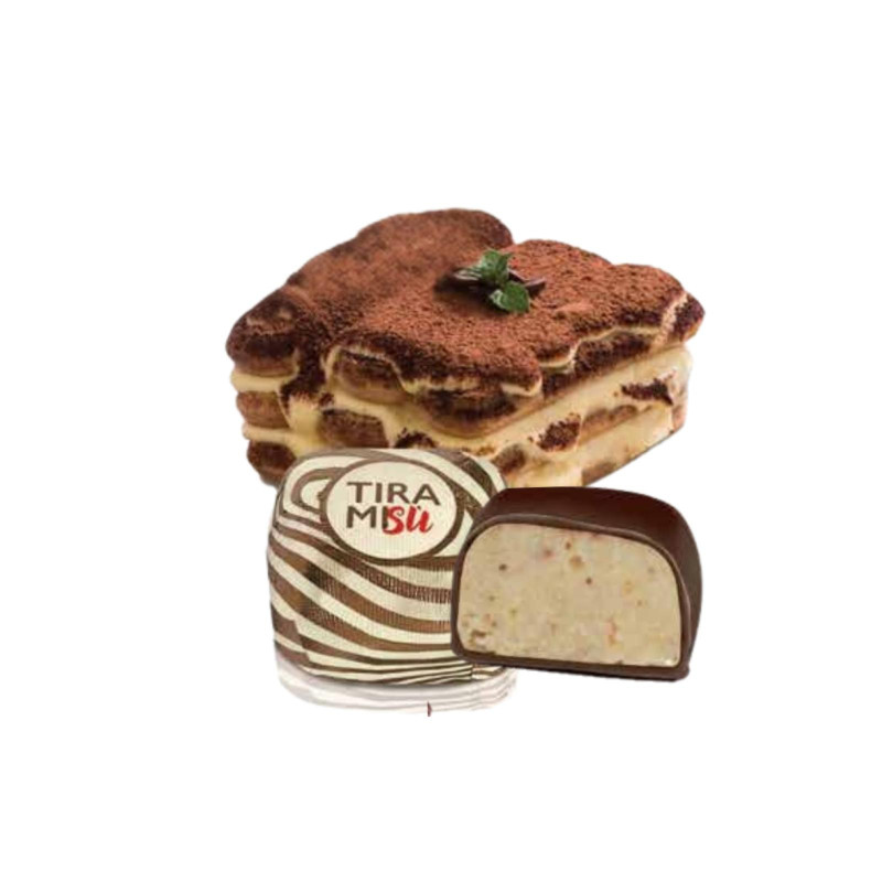 Cioccolatini Vannucci - Tiramisu' - Cioccolato Fondente con Ripieno - 1000 g