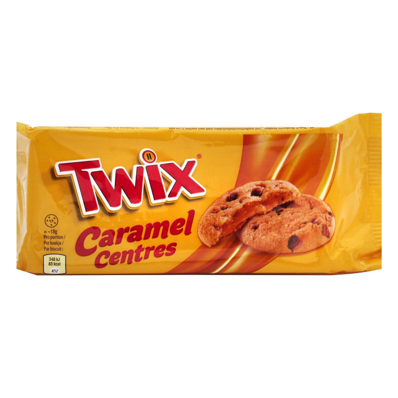 Biscotti Twix - Cookie Twix - Con Gocce Cioccolato e Caramello - 144 g